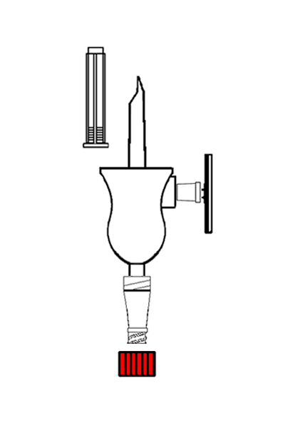 Mini Perfurador bicanal com filtro, com Válvula Neutroval®