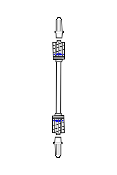 Standard extension with 2 mobile high pressure rotors - radiology