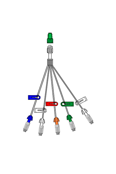 NEOSEGUR® 5-way extension, with Caresafe